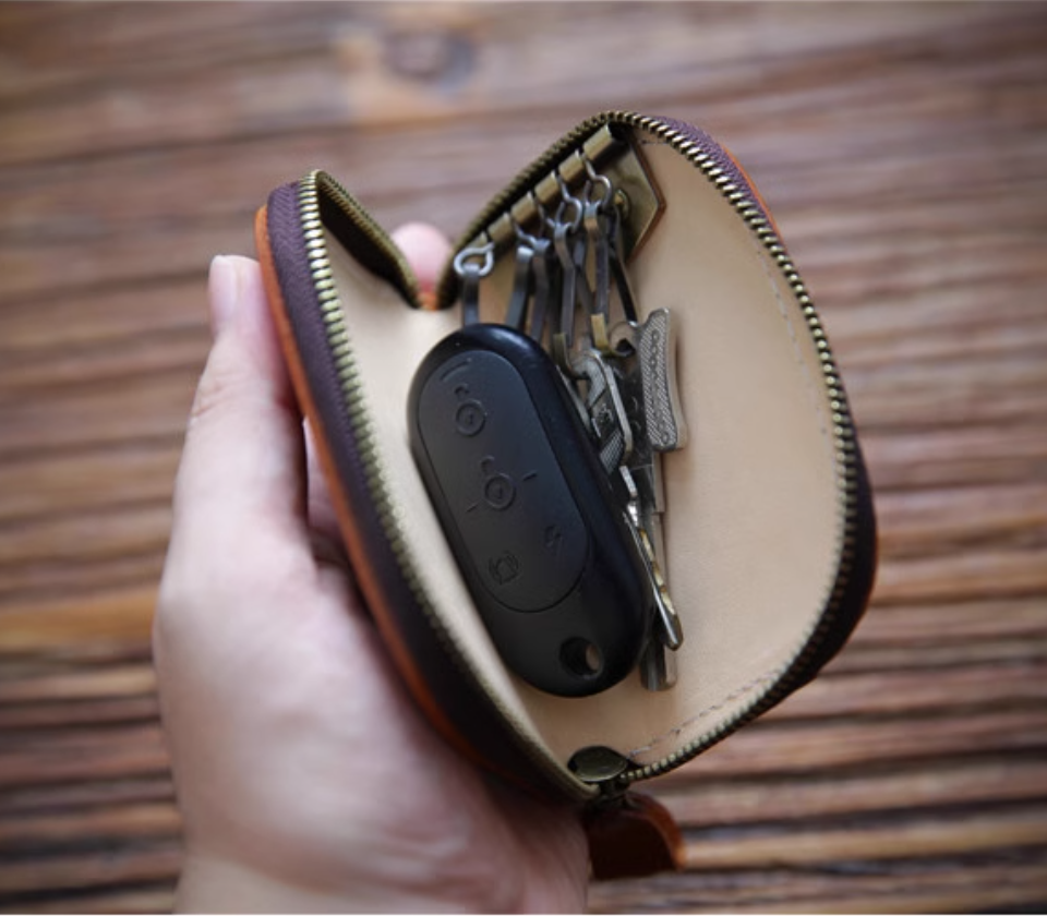 Handmade Vintage Top Grain Leather Key Holder