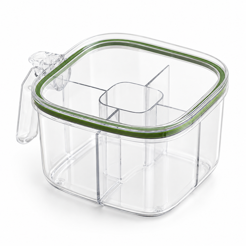 Multi-Compartment Seasoning Container