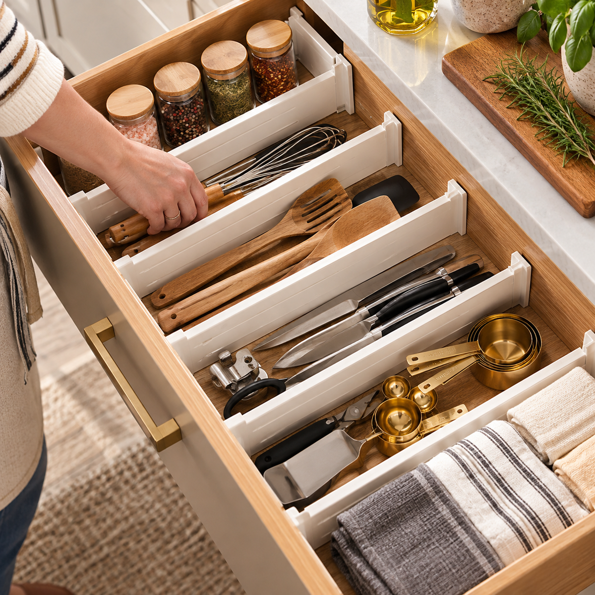 Short Expandable Drawer Divider