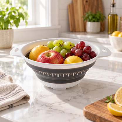 Small Round Collapsible Kitchen Colander