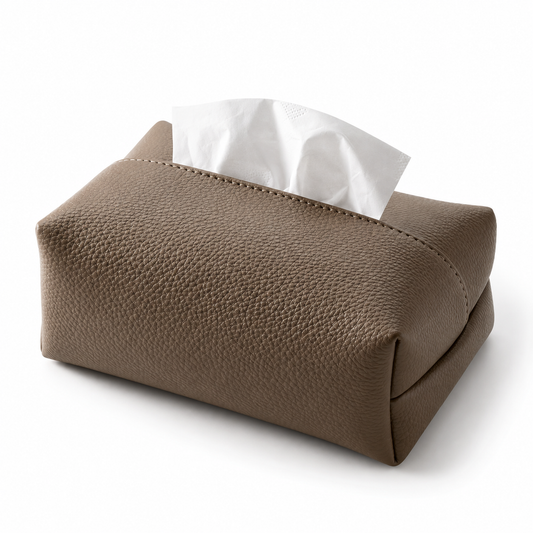 Leather Tissue Box Cover