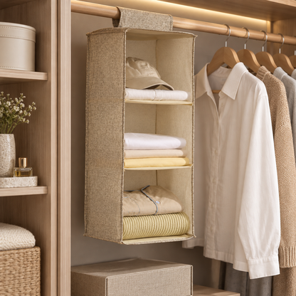 Three-Tier Hanging Closet Organizer