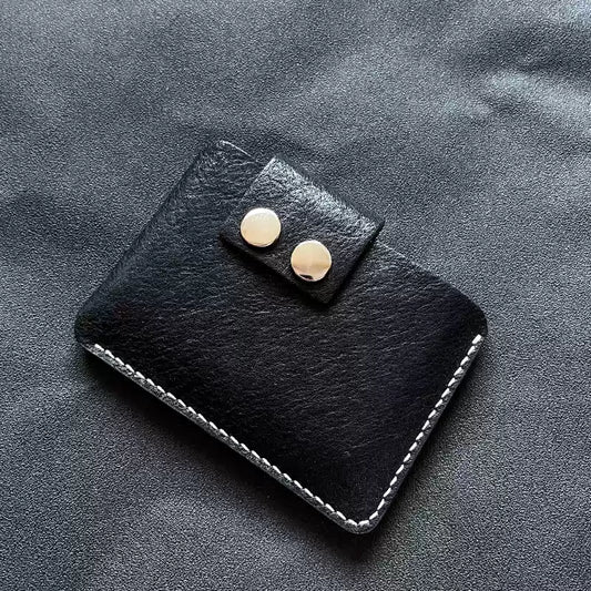 Handcrafted Genuine Leather Business Card Holder - Slim Card Case