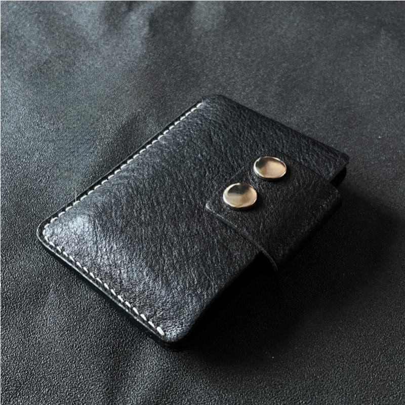 Handcrafted Genuine Leather Business Card Holder - Slim Card Case
